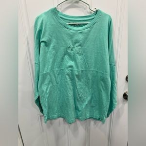EUC Booty by Brabants S/M seafoam green/turquoise long sleeve shirt